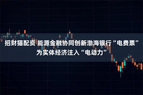 招财猫配资 能源金融协同创新渤海银行“电费票”为实体经济注入“电动力”